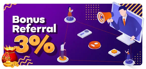 BONUS REFFERAL 3%